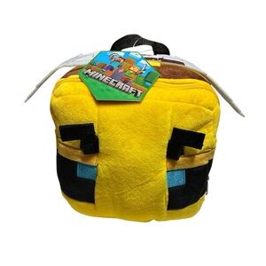 Minecraft Bee Plush 12.5” Backpack